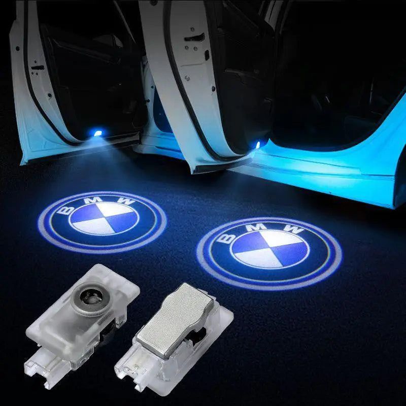 2pcs Car Door Welcome Lights LED Projector Ghost Shadow Light Fit For BMW
