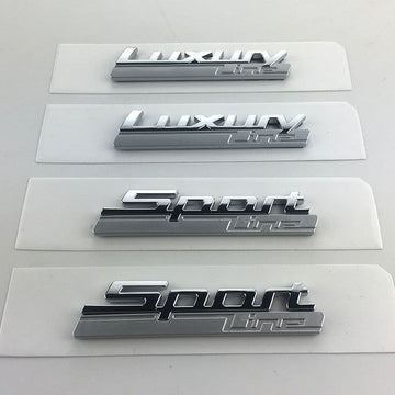 Luxury Line Sport Line Fender Emblem for BMW 730 740 750 750Li Side Styling Refitting