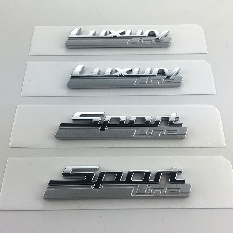 Luxury Line Sport Line Fender Emblem for BMW 730 740 750 750Li Side Styling Refitting