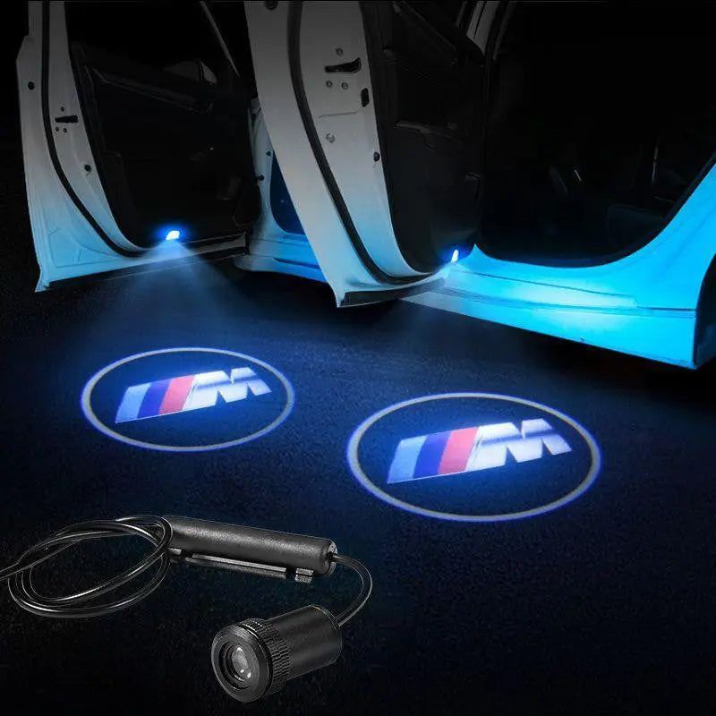 2pcs Car Door Welcome Lights LED Projector Ghost Shadow Light Fit For BMW