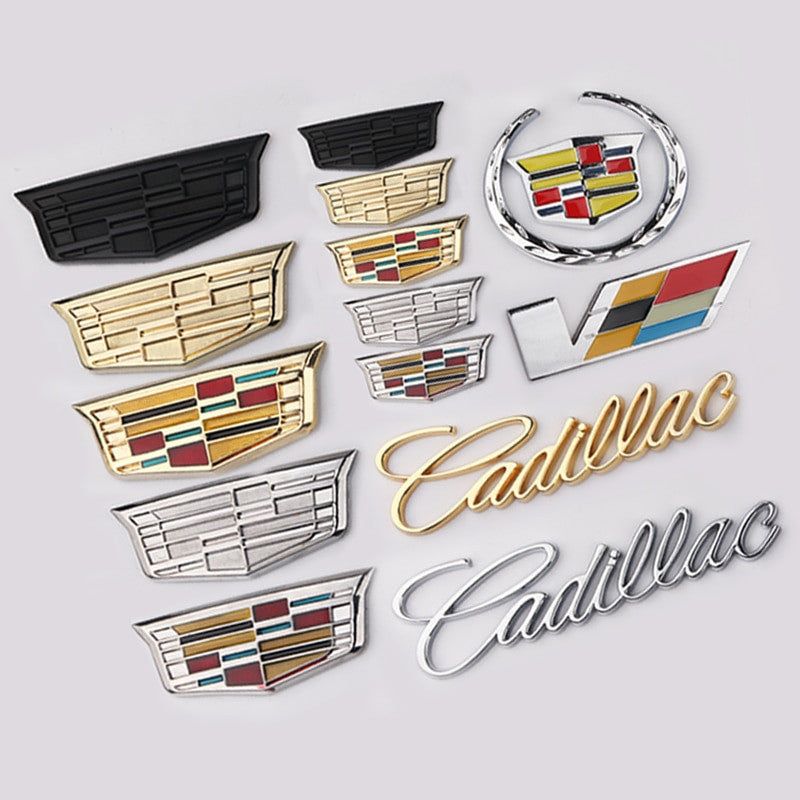 Cadillac Metal 3D Sticker Front Rear Side Emblem for Escalade CTS ATS SRX XTS XT5