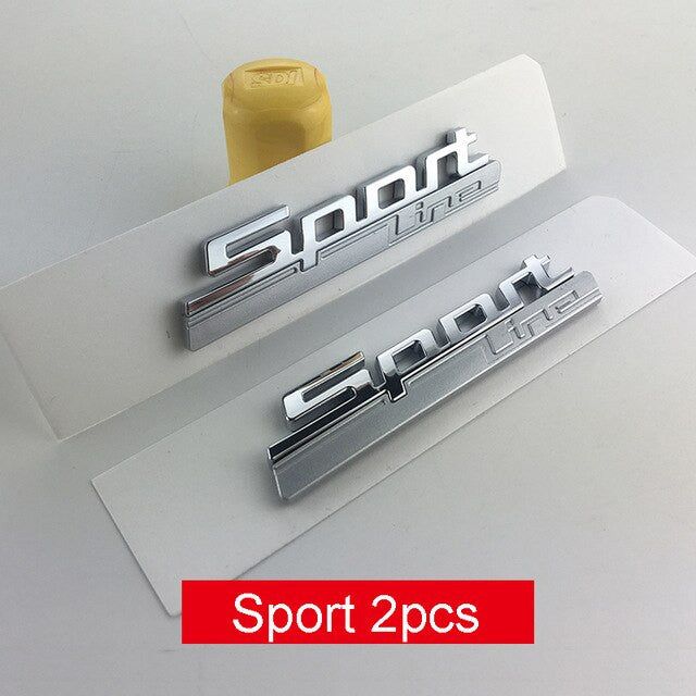 Luxury Line Sport Line Fender Emblem for BMW 730 740 750 750Li Side Styling Refitting