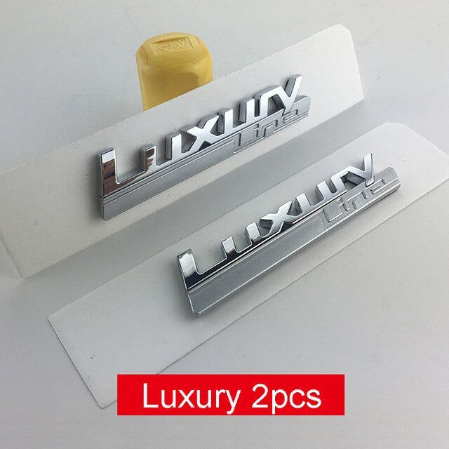 Luxury Line Sport Line Fender Emblem for BMW 730 740 750 750Li Side Styling Refitting