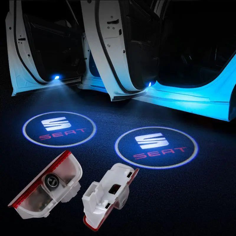 2X LED Car Door Welcome Light HD Logo Courtesy Projector Ghost Laser SEAT