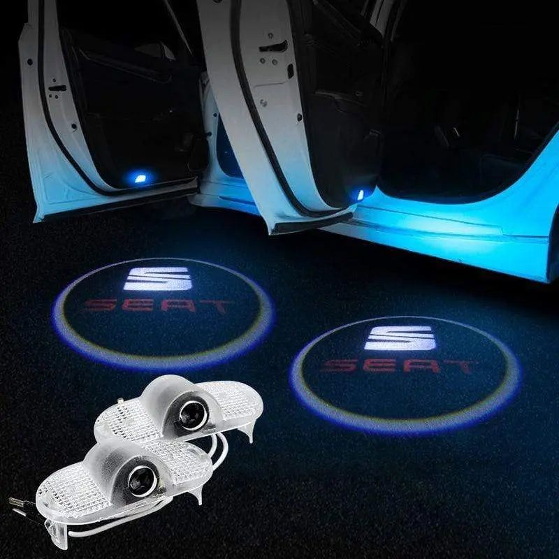 2X LED Car Door Welcome Light HD Logo Courtesy Projector Ghost Laser SEAT