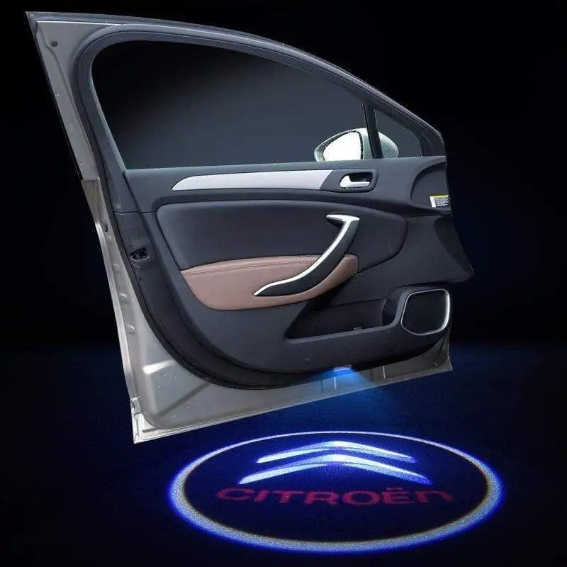 2x LED Car door Led Welcome laser projector Logo Ghost Shadow Light For Citroen