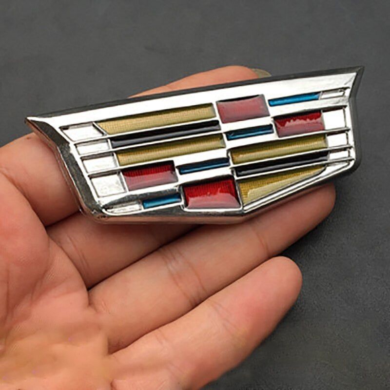Cadillac Metal 3D Sticker Front Rear Side Emblem for Escalade CTS ATS SRX XTS XT5