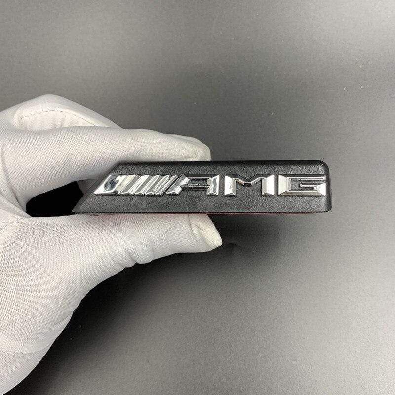 Car Sticker Emblem Front Grille Badge For Mercedes Benz AMG  A B C E Class W176 W246 W203 W204 W205