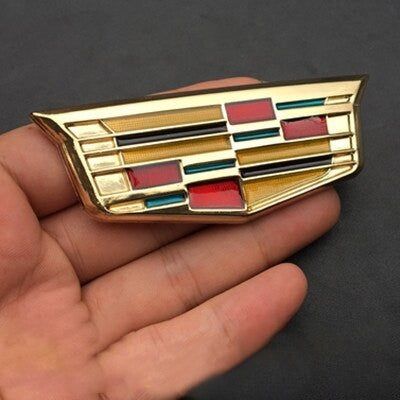 Cadillac Metal 3D Sticker Front Rear Side Emblem for Escalade CTS ATS SRX XTS XT5