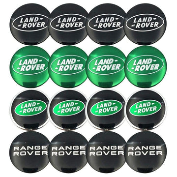 4PCS 56mm Land Rover Range RoverCar Wheel Center Hub Cap Sticker Auto Tire Emblem Badge Decal
