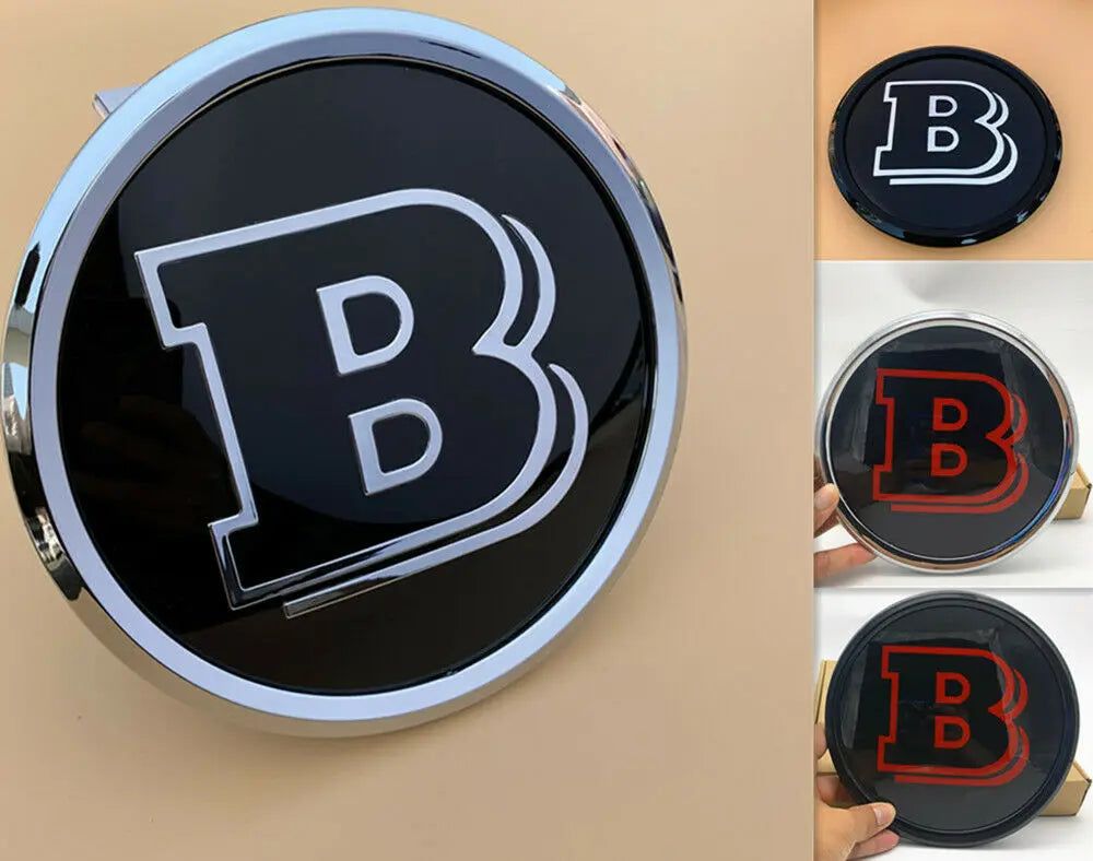 Brabus B Front Grille Emblem Badge Logo For Mercedes-Benz A B C E Class 2011-18