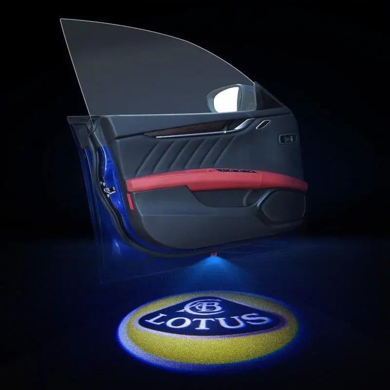 2pcs LED Car Door Courtesy Projector Laser Ghost Shadow Light For LOTUS Logo