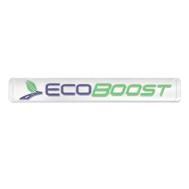 Metal Ecoboost Sticker Emblem Badge Decal for Ford Focus 2 3 4 Fiesta Kuga Escape Mondeo Edge