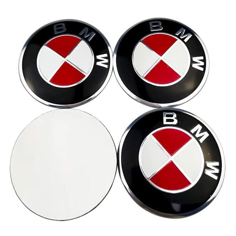 4pcs 56mm Car Rim Wheel Center Hub caps Resin Badge wheel Decal Sticker for BMW