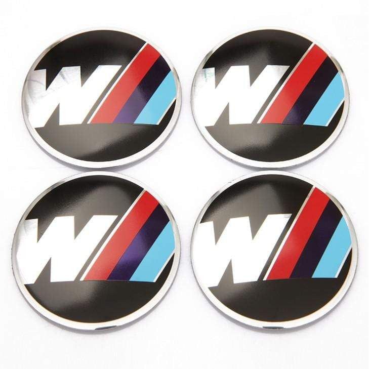 4pcs 56mm Car Rim Wheel Center Hub caps Resin Badge wheel Decal Sticker for BMW
