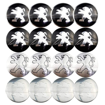4PCS 56mm Peugeot  Logo Car Wheel Center Hub Cap Sticker Auto Tire Emblem Badge Decal