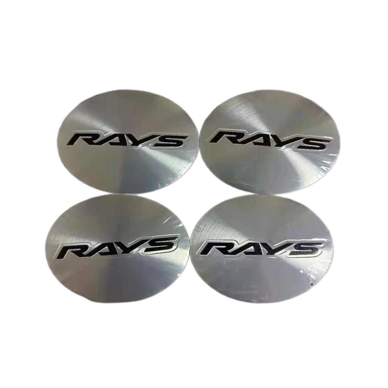 56mm 4PCS RAYS VOLK Racing Car Wheel Center Hub Cap Sticker Emblem Badge Decal