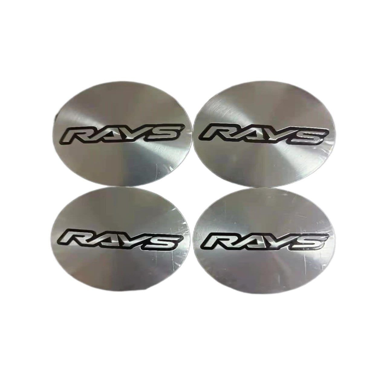 56mm 4PCS RAYS VOLK Racing Car Wheel Center Hub Cap Sticker Emblem Badge Decal