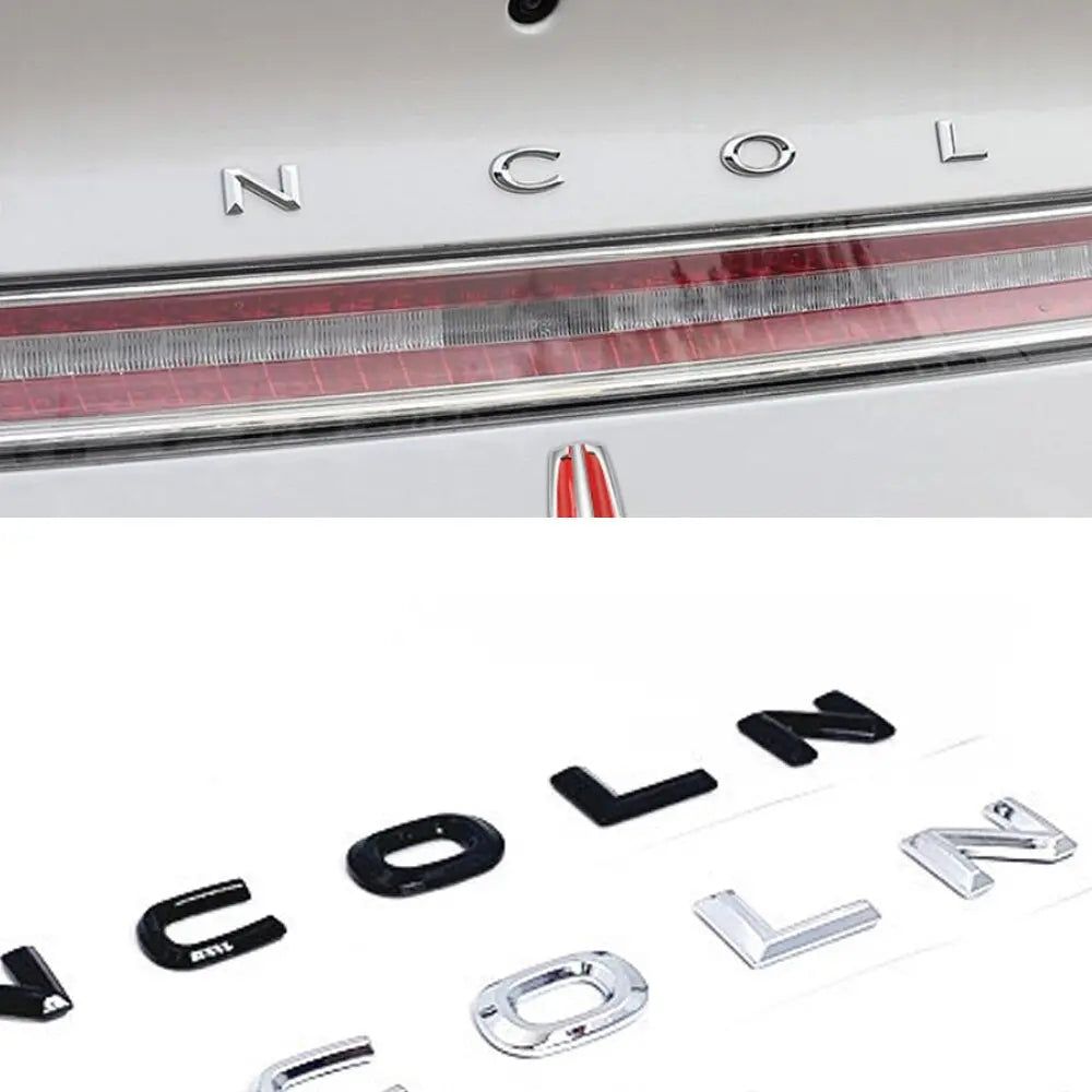 For Lincoln Rear Sticker Lincoln Trunk Emblem Sticker For MKC MKX KMZ Voyager Navigator