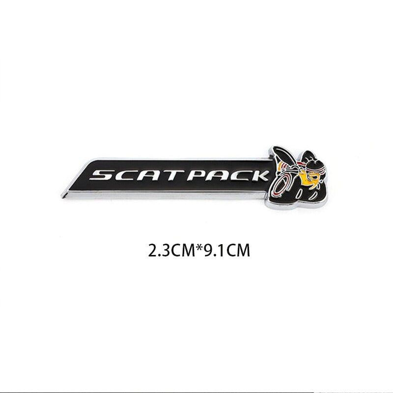 NEW Super Bee SCAT PACK Emblem Rear Trunk Badge Car Fender Front Grill Sticker