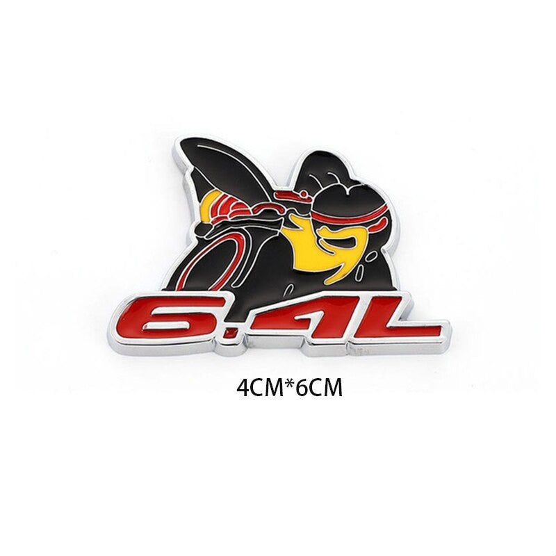 NEW Super Bee SCAT PACK Emblem Rear Trunk Badge Car Fender Front Grill Sticker