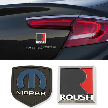 3D Metal ROUSH MOPAR Decoration Stickers Trunk Fender Rear  For Ford Mustang
