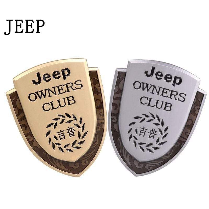 1PCS Car Body Sticker Emblem Metal Auto Rear Trunk Shield Badge 3D Appearance Personalized Decorative