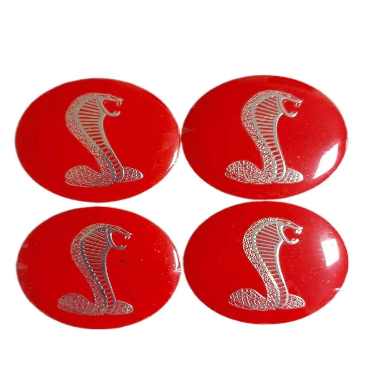 4pcs 56mm Ford Modified Horse Wolf Shelby FOOSE RS ST Car Wheel Center Hub Cap Sticker Emblem Badge Decal