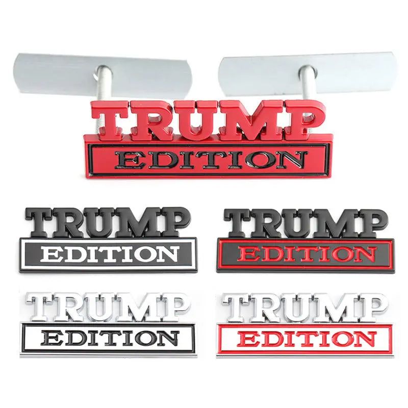 TRUMP Edition Badge Emblem Hood Grille for Subaru Chevrolet Honda Jeep Ford Nissan Lexus
