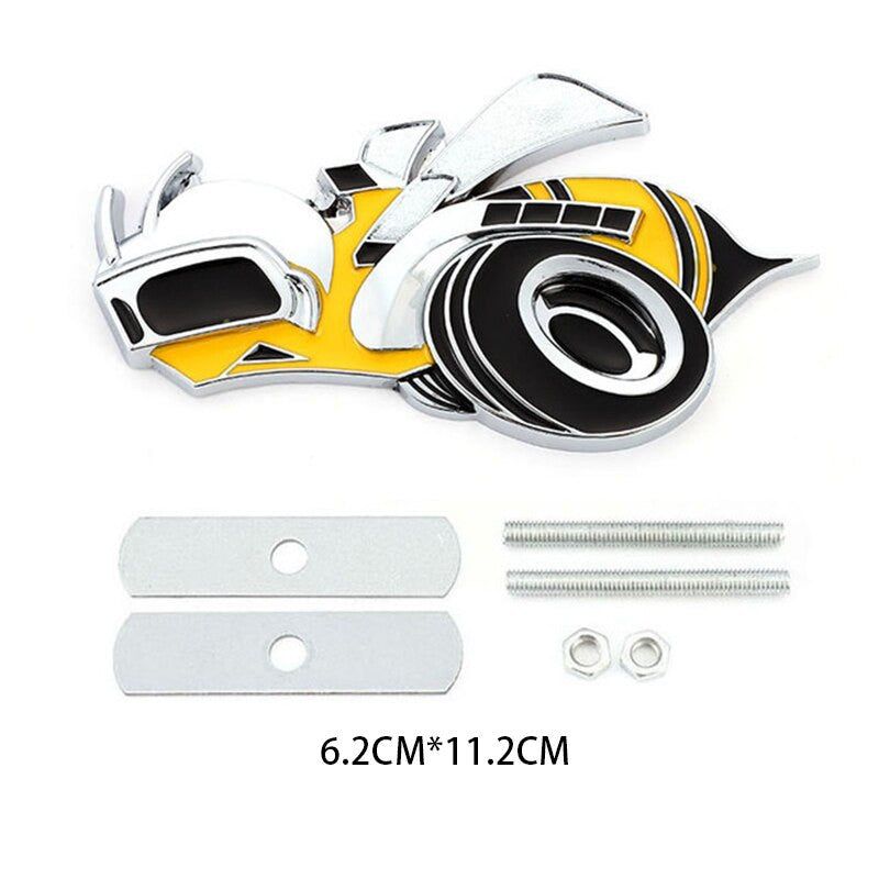 NEW Super Bee SCAT PACK Emblem Rear Trunk Badge Car Fender Front Grill Sticker