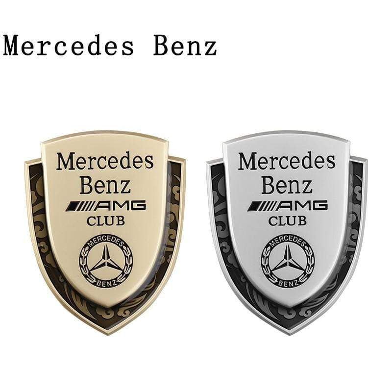 1PCS Car Body Sticker Emblem Metal Auto Rear Trunk Shield Badge 3D Appearance Personalized Decorative