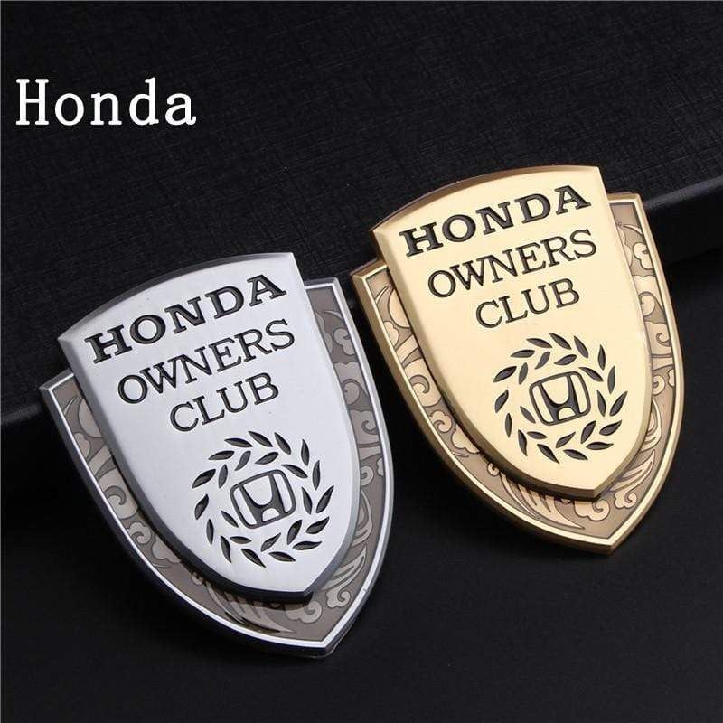 1PCS Car Body Sticker Emblem Metal Auto Rear Trunk Shield Badge 3D Appearance Personalized Decorative