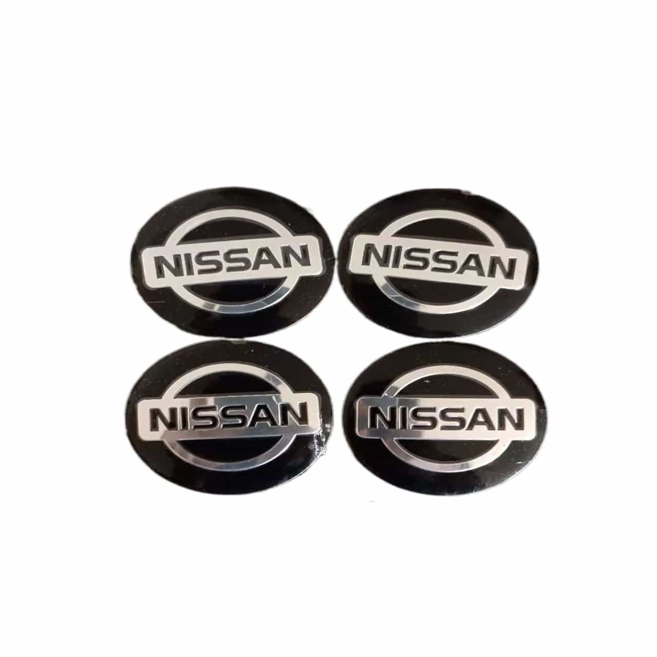 56mm 4PCS Nissan Nismo GTR X-Trail Qashqai tiida Altima sentra Car Wheel Center Hub Cap Sticker  Emblem Badge Decal
