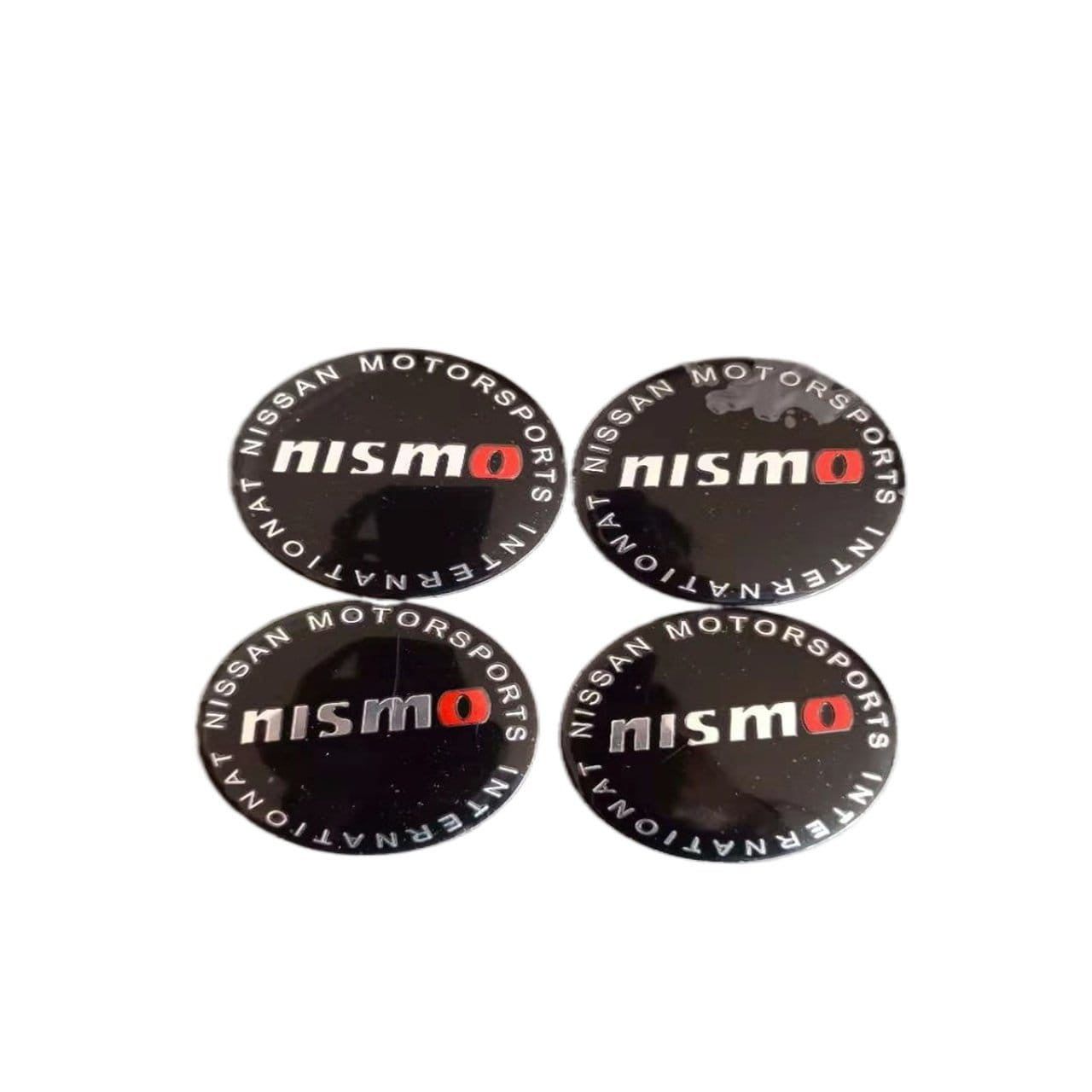 56mm 4PCS Nissan Nismo GTR X-Trail Qashqai tiida Altima sentra Car Wheel Center Hub Cap Sticker  Emblem Badge Decal