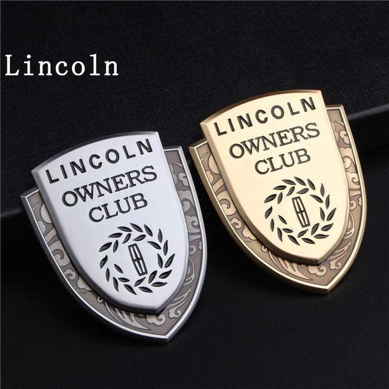 1PCS Car Body Sticker Emblem Metal Auto Rear Trunk Shield Badge 3D Appearance Personalized Decorative