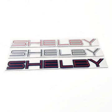 1pcs SHELBY Rear Emblem Badge Sticker for COBRA Mustang GT350 GT500