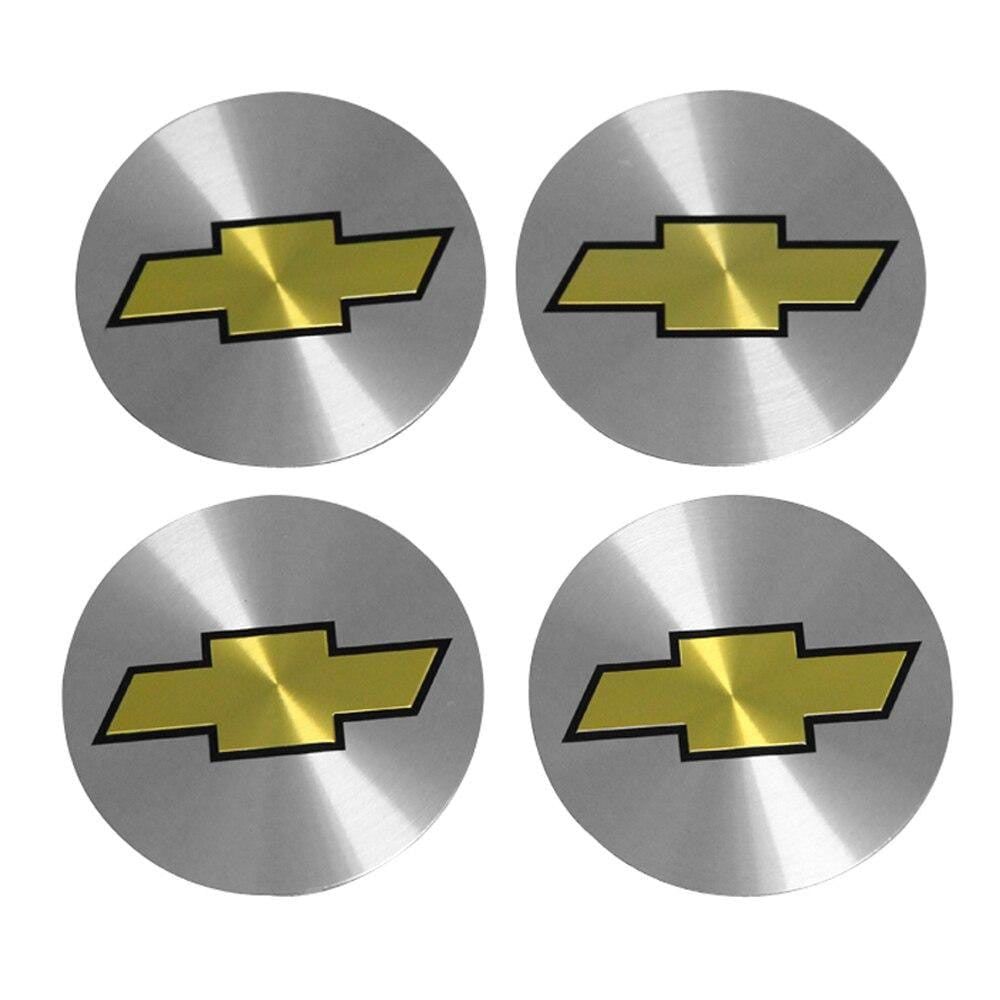 56MM Car Wheel Center Hub Caps Emblem Sticker For Chevrolet Lacetti Aveo Cobalt Cruze Malibu Trax Camaro Sail Captiva Epica