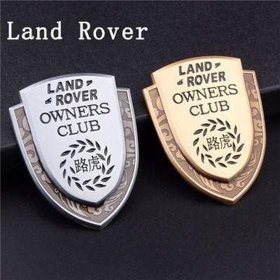 1PCS Car Body Sticker Emblem Metal Auto Rear Trunk Shield Badge 3D Appearance Personalized Decorative
