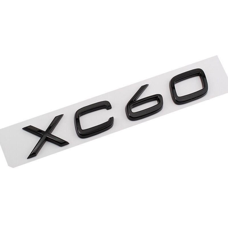 Glossy Black Emblem Sticker For Volvo XC90 XC60 XC40 D2 D5 S80 S90 S60 S40 V40 V60