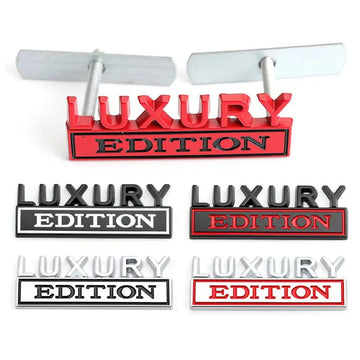 Car Sticker Luxury Edition Badge Emblem Hood Grille for BMW Subaru Mazda Skoda Cadillac