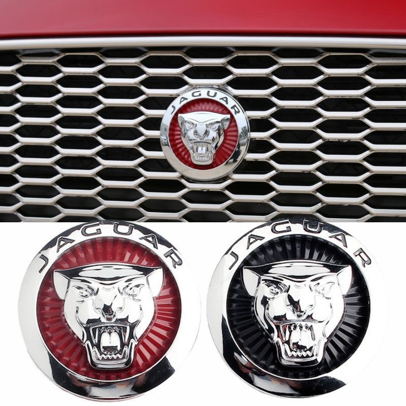 Front Grill Badge Sticker for Jaguar XF XJ XJL X Type F-PACE E-PACE I-PACE F-TYPE
