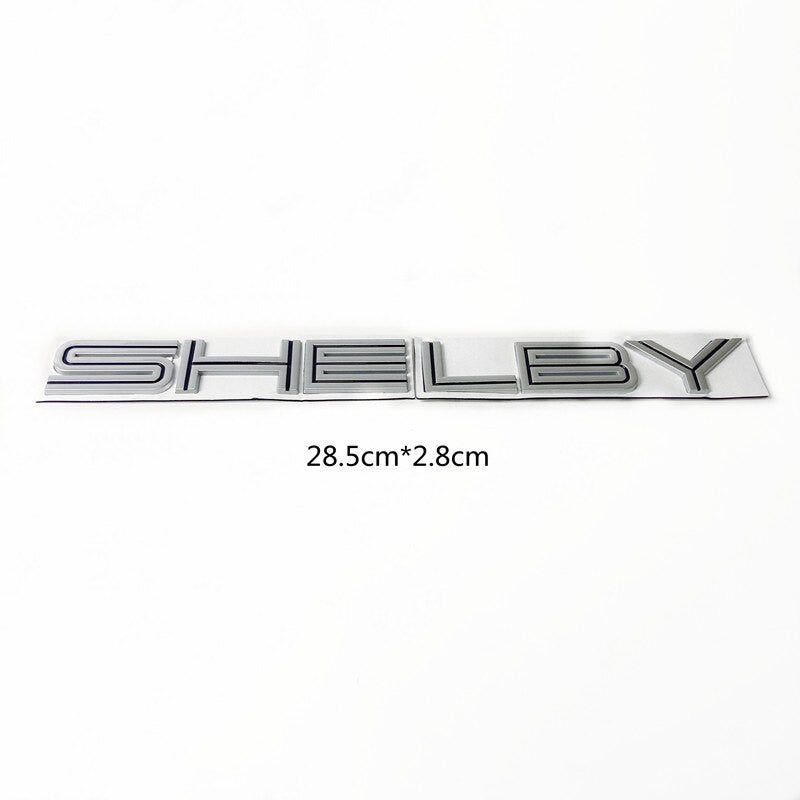 1pcs SHELBY Rear Emblem Badge Sticker for COBRA Mustang GT350 GT500