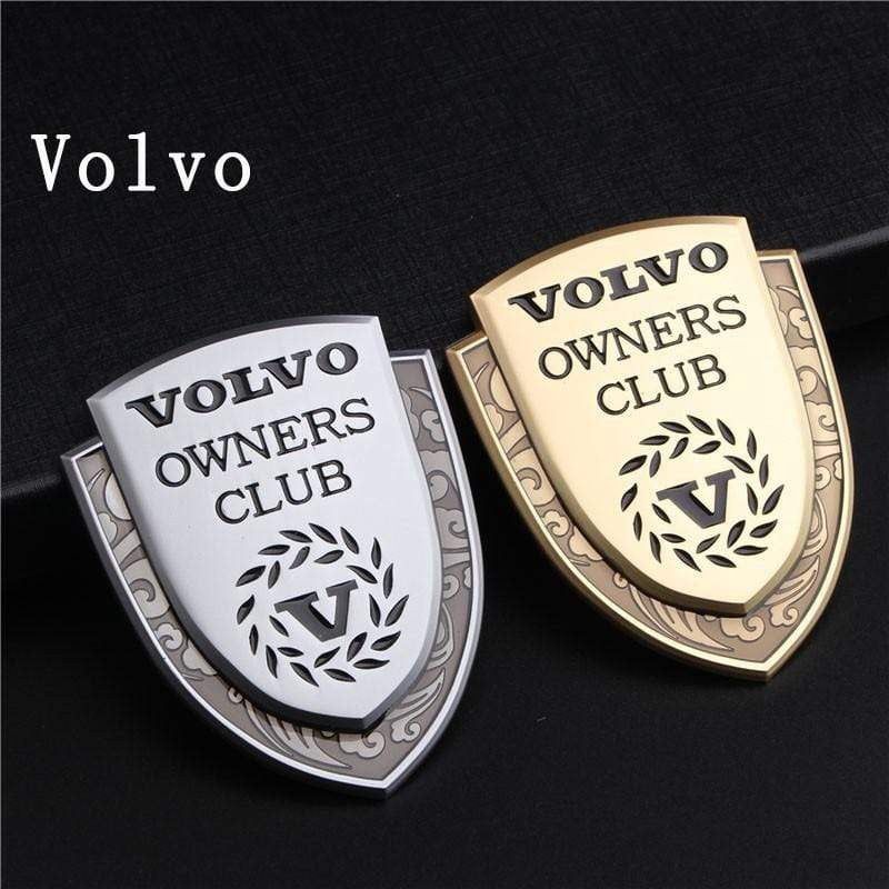 1PCS Car Body Sticker Emblem Metal Auto Rear Trunk Shield Badge 3D Appearance Personalized Decorative