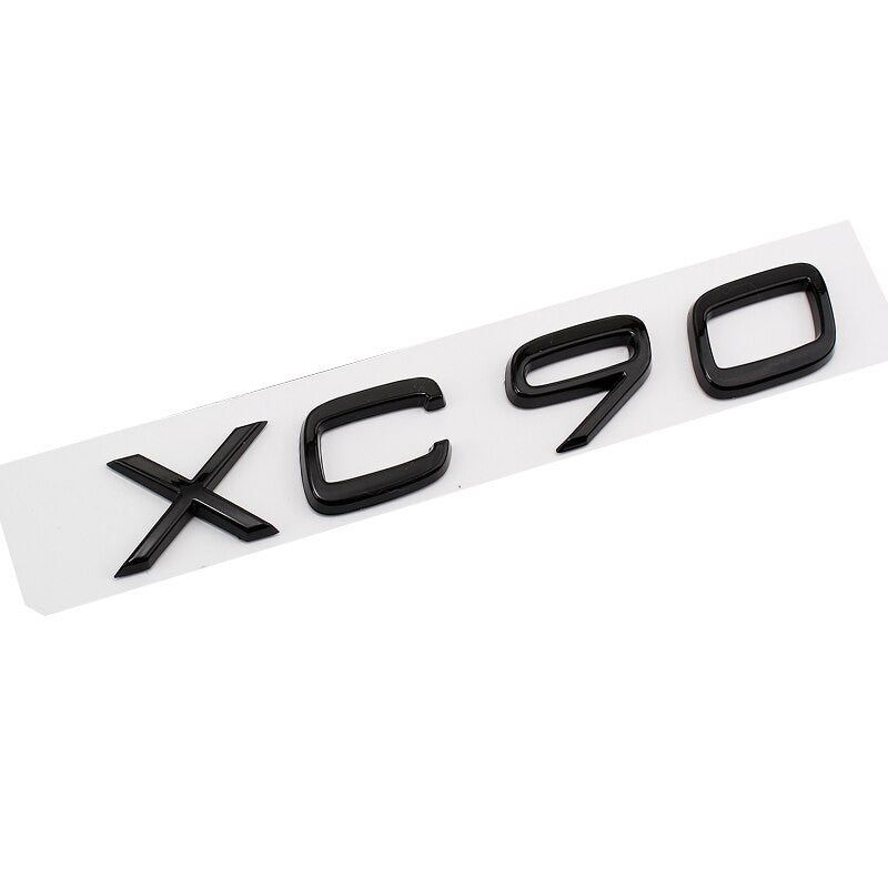 Glossy Black Emblem Sticker For Volvo XC90 XC60 XC40 D2 D5 S80 S90 S60 S40 V40 V60