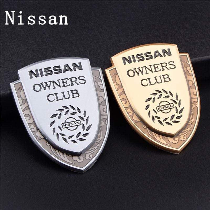 1PCS Car Body Sticker Emblem Metal Auto Rear Trunk Shield Badge 3D Appearance Personalized Decorative