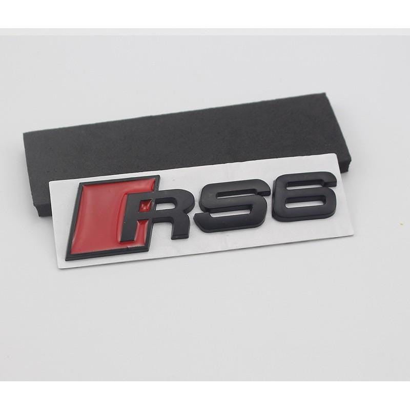 Modified Letetr S3 S4 S5 S6 S8 RS3 RS4 RS5 RS6 RS8 3D Metal Car Sticker for Audi Auto Emblem Badge Decal