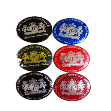 4x 56mm 2.2 JP Junction Produce Wheel Center Hub Caps Emblem Decal Car Sticker
