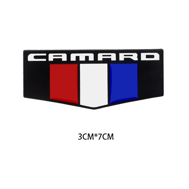 Metal Camaro Badge Emblem Rear Truck Side Fender Sticker Decals For Chevrolet