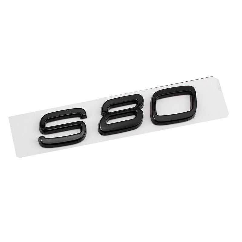 Glossy Black Emblem Sticker For Volvo XC90 XC60 XC40 D2 D5 S80 S90 S60 S40 V40 V60