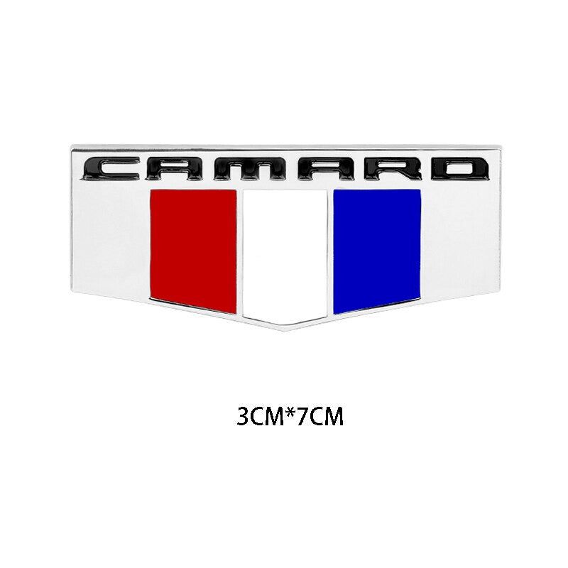 Metal Camaro Badge Emblem Rear Truck Side Fender Sticker Decals For Chevrolet